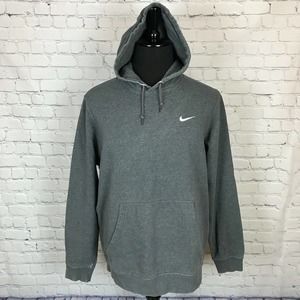 Vintage Nike Blue Tag Hoodie Pullover XL Swoosh Gray Size X-Large Mens